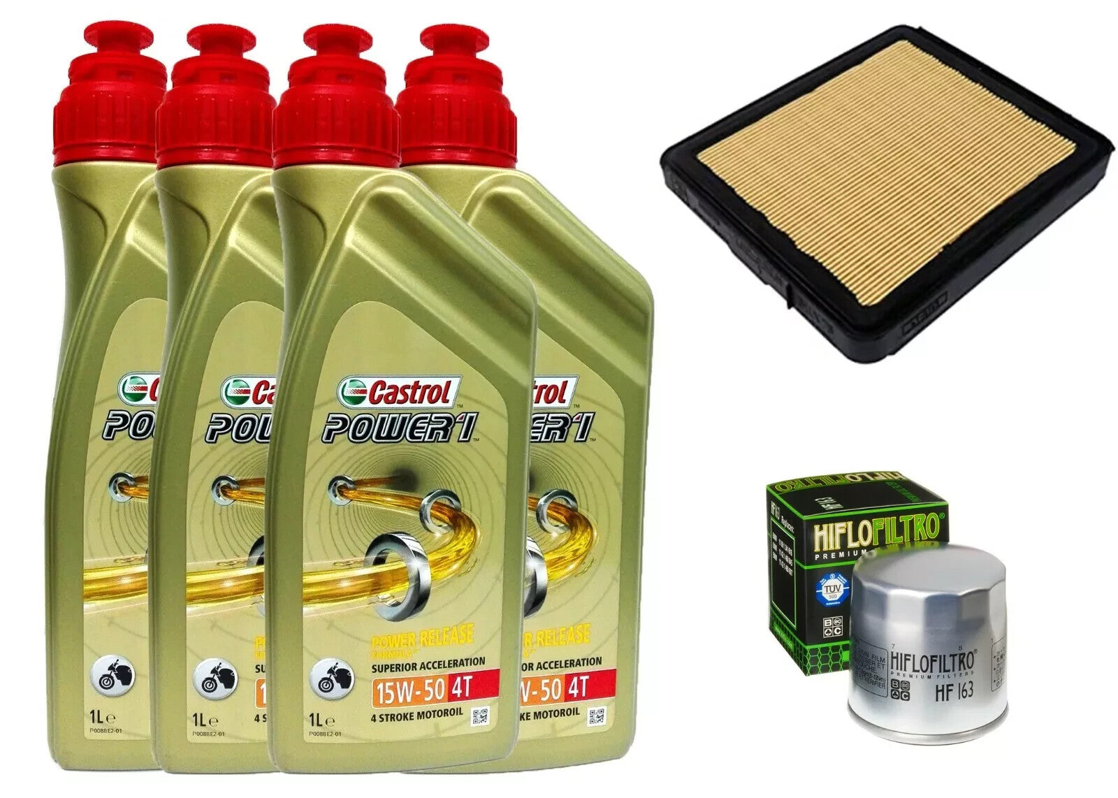KIT/TAGLIANDO BMW K 100 LT 1983 1994 CASTROL 15W50 FILTRI OLIO ARIA