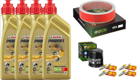 HONDA ST 1100 1990 2002 TAGLIANDO CASTROL POWER 10W40 FILTRO ARIA OLIO CANDELE