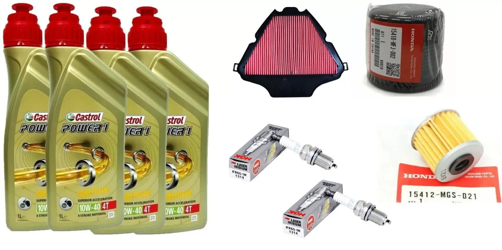 HONDA NC 750 X 21-23 TAGLIANDO CASTROL 10W40 FILTRO ARIA OLIO  TRASM CANDELE