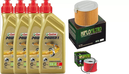 HONDA CBX 1000 1980 1981 1982 TAGLIANDO CASTROL 10W40 FILTRO ARIA OLIO HIFLO