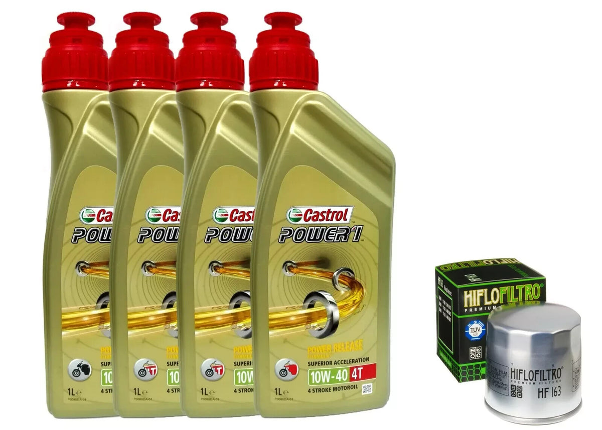 KIT/TAGLIANDO 4 LITRI CASTROL10W40 FILTRO OLIO BMW R/1150/R twin spark 2003/2006