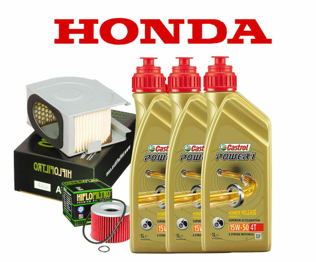 Kit tagliando Castrol Power 15W50 filtro olio aria Honda CB 350 / 400 Four 1979