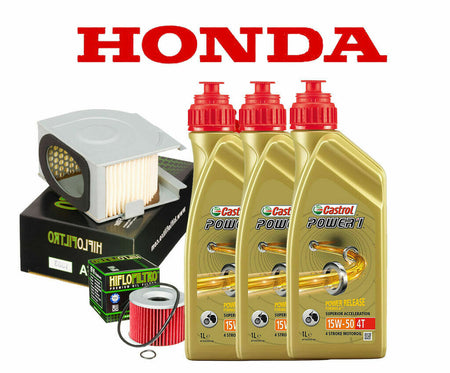 Kit tagliando Castrol Power 15W50 filtro olio aria Honda CB 350 / 400 Four 1979