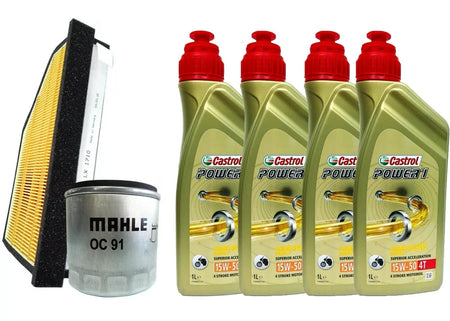KIT/TAGLIANDO BMW K 1200 GT 2003 2004 CASTROL 15W50 FILTRI OLIO ARIA