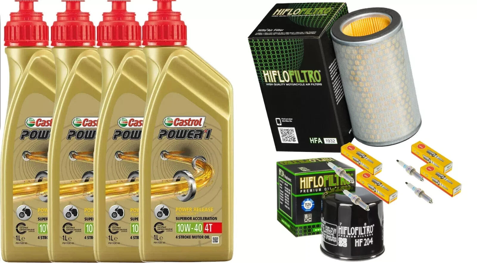 HONDA CB 1100 2013 2022 TAGLIANDO CASTROL POWER  10W40 FILTRI ARIA OLIO CANDELE