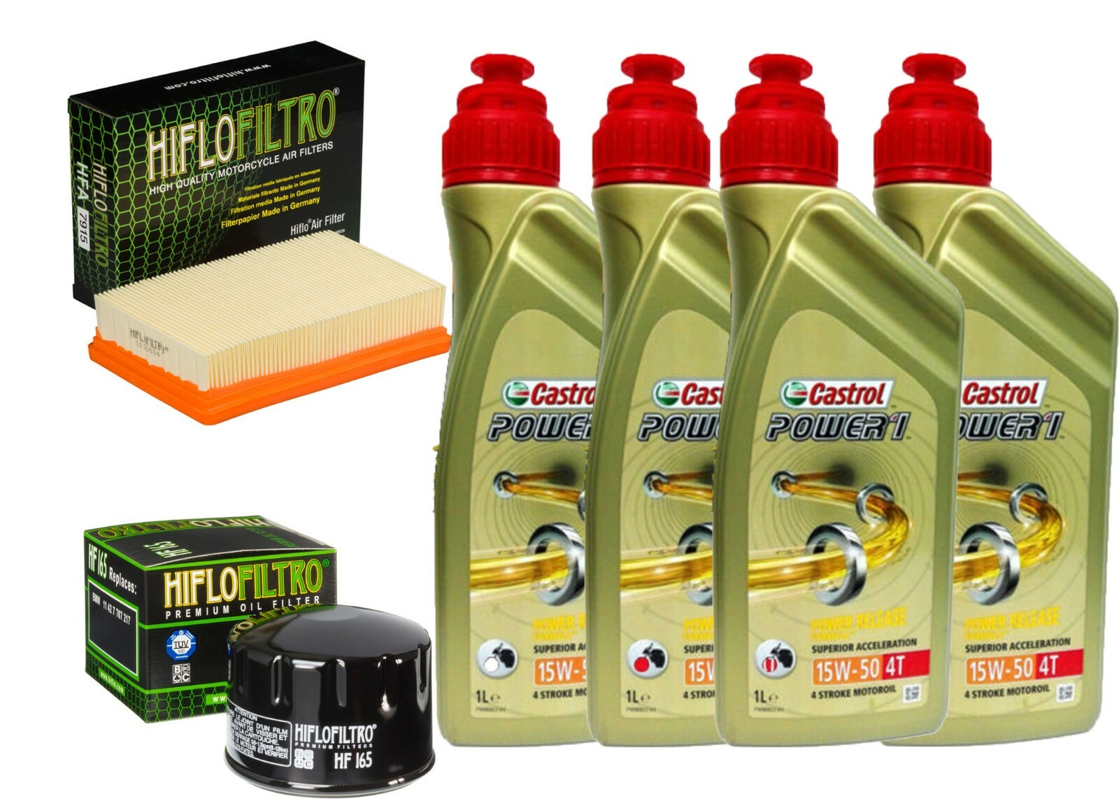 KIT/TAGLIANDO BMW R 1200 GS ADV LC 13/18 CASTROL 15W50 FILTRO ARIA FILTRO OLIO