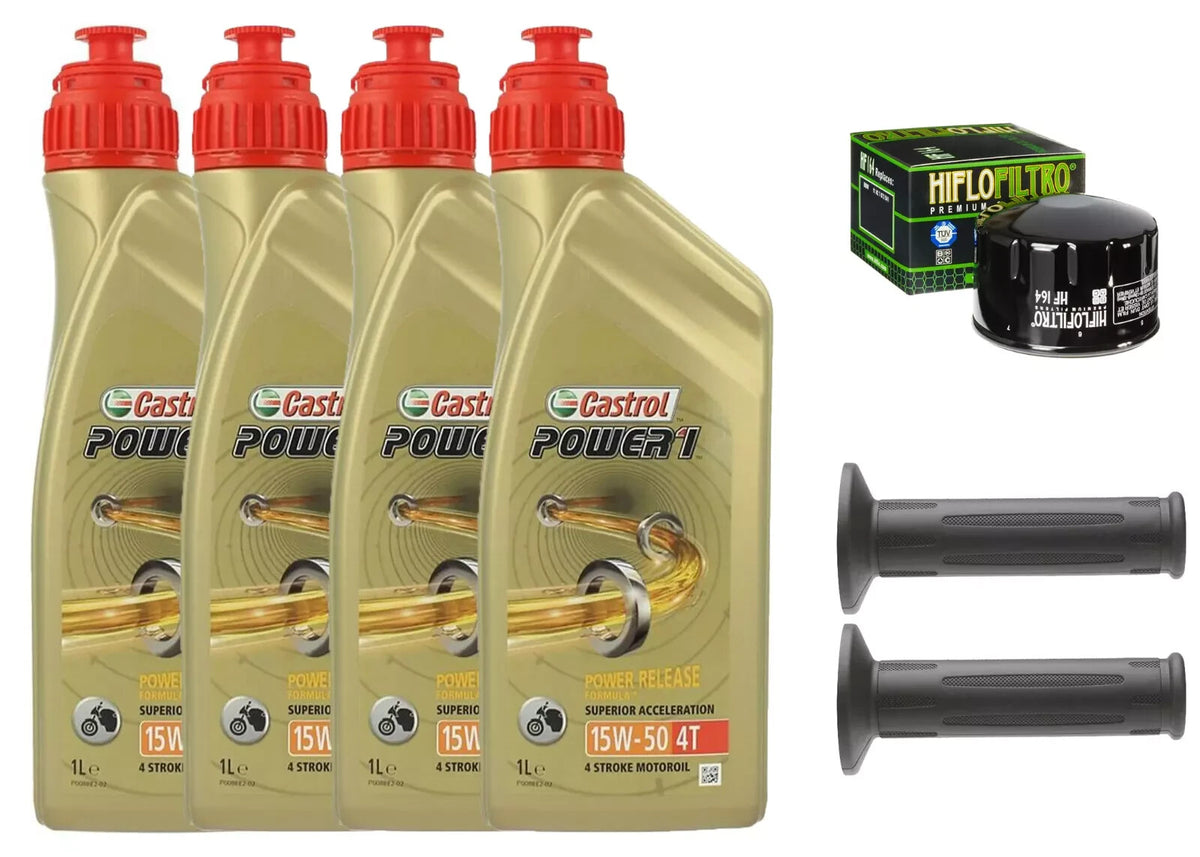 KIT/TAGLIANDO BMW R 1200 GS 2007 2009 CASTROL 15W50 FILTRO OLIO MANOPOLE