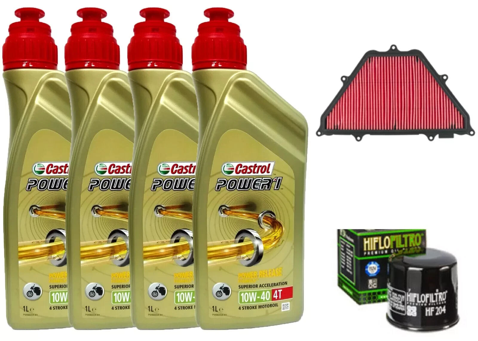 Honda X-ADV 750 Kit tagliando Castrol Power 1 10W40 filtro olio aria