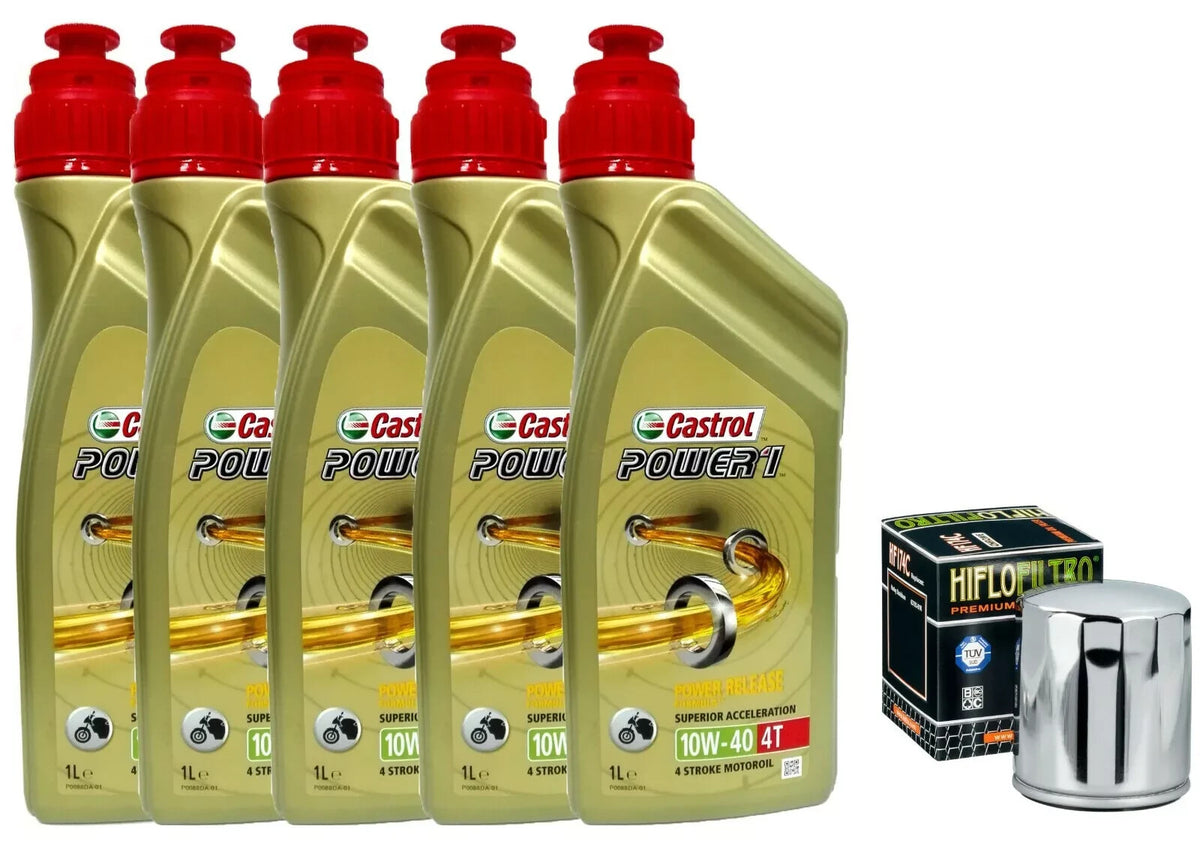 KIT TAGLIANDO CASTROL 10W40 FILTRO HARLEY DAVIDSON V-ROD 2002/2006