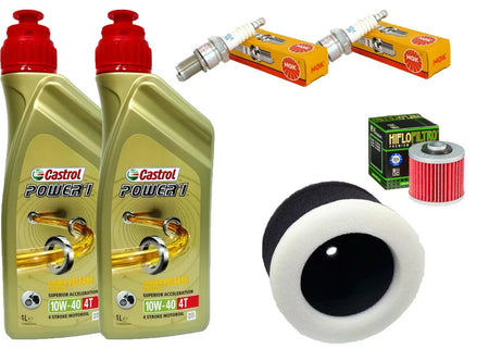 KIT TAGLIANDO YAMAHA VIRAGO XV 250 OLIO CASTROL 10W40  FILTRO OLIO ARIA CANDELE