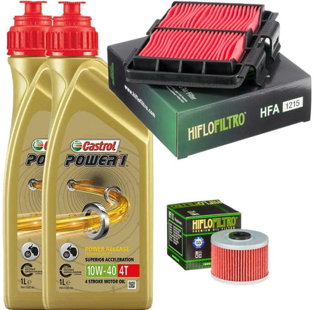 HONDA CRF 250 2013 2020 TAGLIANDO CASTROL 10W40 FILTRO ARIA OLIO HIFLO