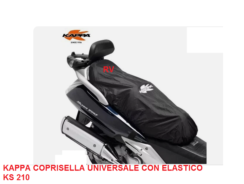 KAPPA KS210 TELO COPRISELLA NERO IMPERMEABILE E UNIVERSALE PER MAXI SCOOTER