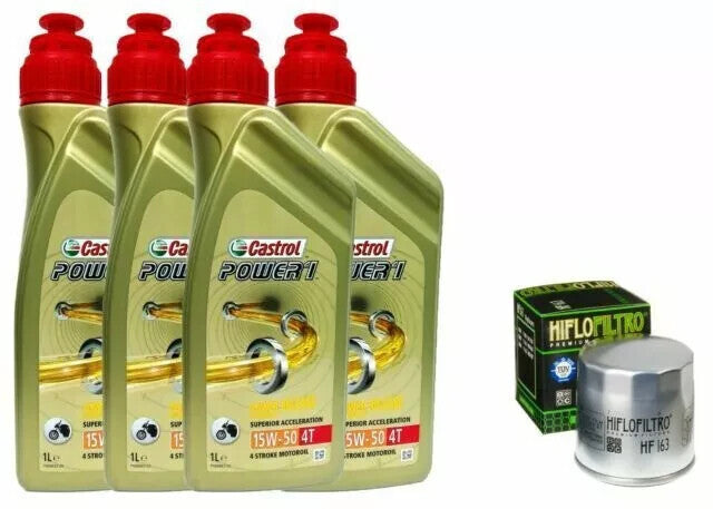 KIT/TAGLIANDO BMW K 100 RT 1983 1994 CASTROL 15W50 FILTRO OLIO