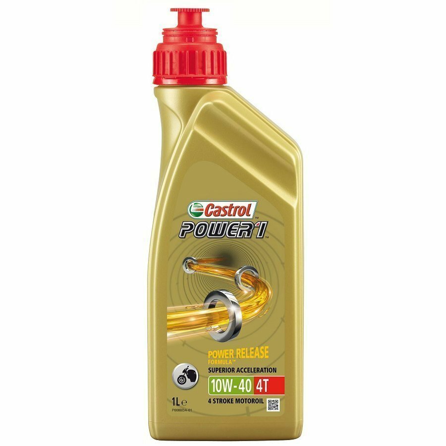 KIT TAGLIANDO CASTROL POWER 1 10W40 FILTRO OLIO ARIA KAWASAKI ER-6N 2007/2008