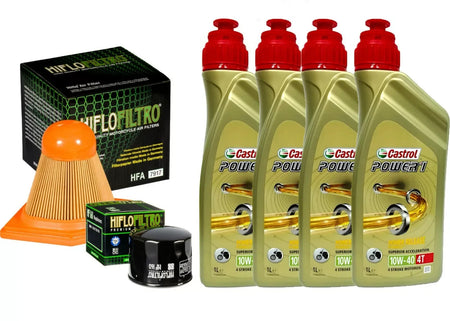 Kit tagliando Castrol Power 1 10W40 filtro olio aria PER MOTO BMW K 1300 GT R