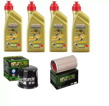 KIT/TAGLIANDO HONDA CB/1300 ABS 2003/2013 CASTROL 10W40 FILTRI OLIO ARIA