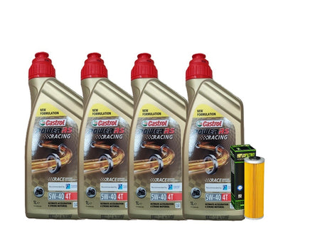 Kit tagliando Castrol 5W40 filtro olio KTM Adventure RC8 1190 R 2010 / 2013