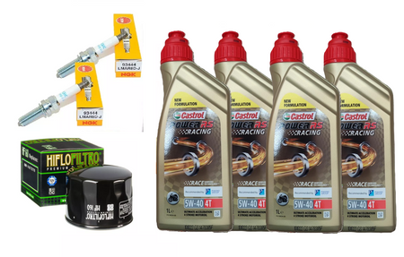 KIT/TAGLIANDO BMW R/1200 GS LC 2013-2018 CASTROL RACING 5W40 FILTRO OLIO CANDELE