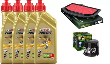 TRIUMPH TIGER 1200 EXPLORER 2012 2019 TAGLIANDO CASTROL 10W40 FILTRO ARIA OLIO