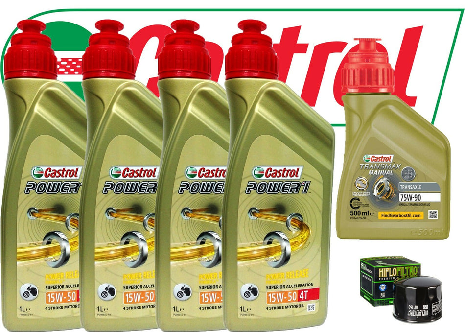 TAGLIANDO BMW R/1200/GS ADVENTURE 2013/2016 CASTROL 15W50 FILTRO OLIO + OMAGGIO 