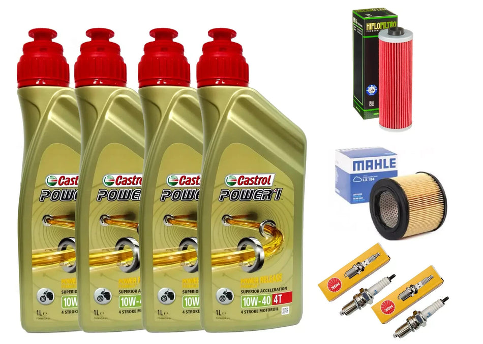 KIT/TAGLIANDO PER BMW R45 R50 R65 R75 R80 R100 CASTROL 10W40 FILTRO OLIO ARIA
