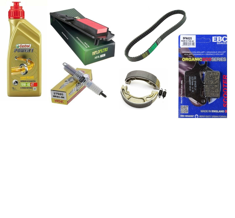 TAGLIANDO COMPLETO NSC 110 VISION 2017 OLIO  CANDELA FILTRO CINGHIA E FRENI