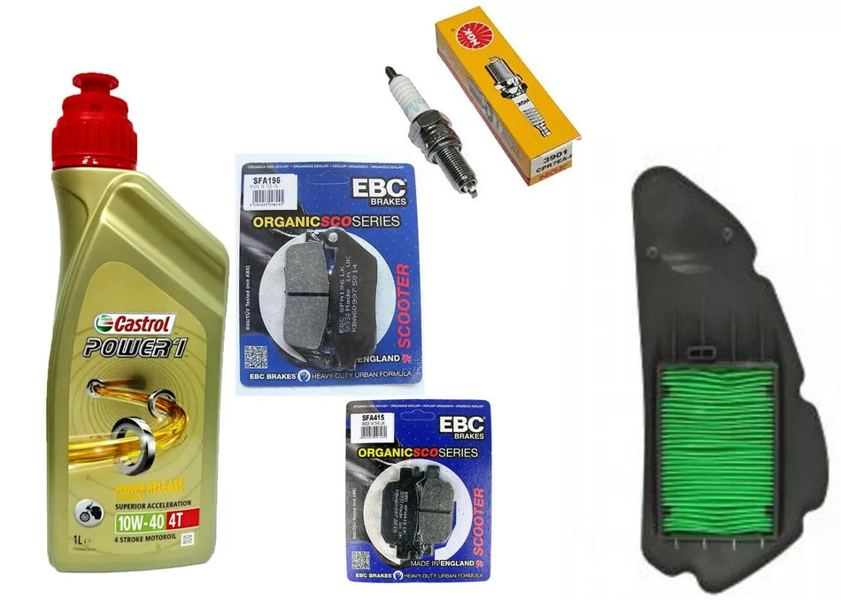 TAGLIANDO HONDA SH/125/150/IE 2017 2019 OLIO 10W40 CANDELA FILTRO ARIA PASTIGLIE