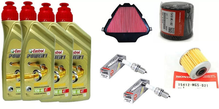HONDA NC 750 X 21-23 TAGLIANDO CASTROL 10W40 FILTRO ARIA OLIO  TRASM CANDELE