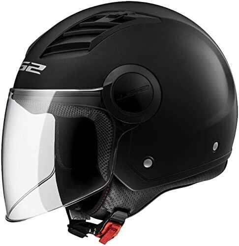 Jet LS2 Airflow OF562 Casco Moto Dalla M alla XXL , Matt Black