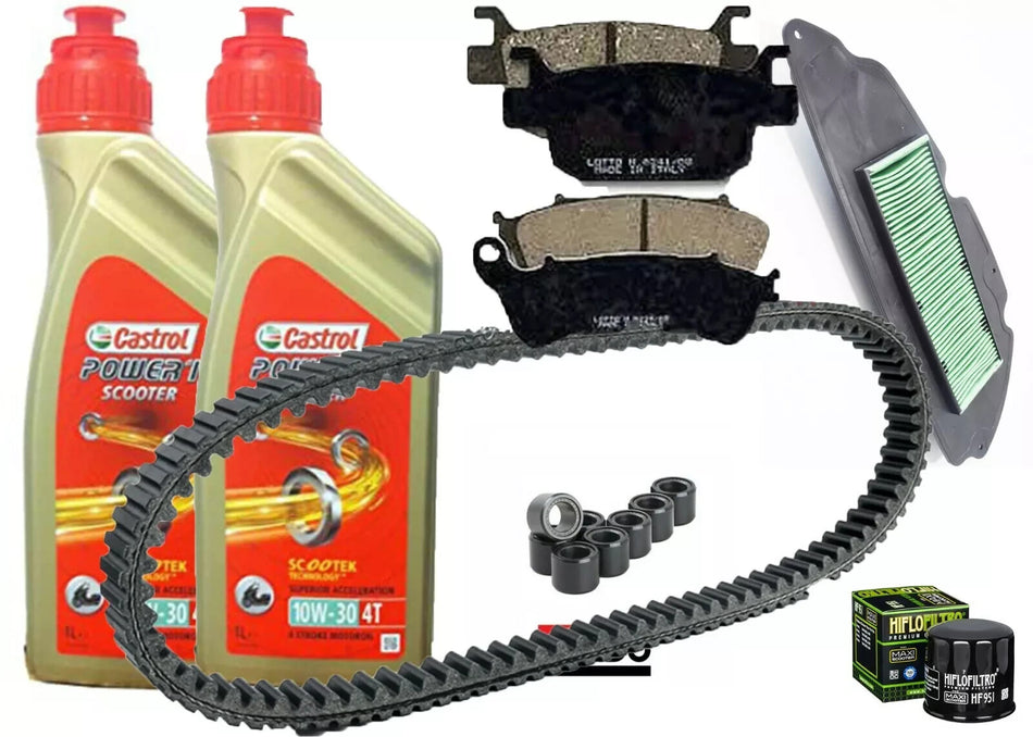 TAGLIANDO HONDA SH/300 2014 OLIO FILTRI CINGHIA RULLI PASTIGLIE X HONDA SH 300