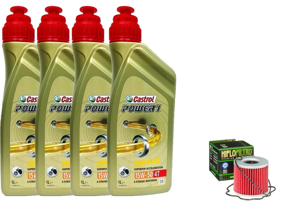 KIT/TAGLIANDO CASTROL/POWER 1 15W50 FILTRO/OLIO SUZUKI GSX/1100 1980 1982
