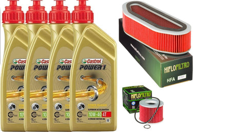 HONDA CB 750 1970 1978 TAGLIANDO CASTROL 10W40 FILTRO ARIA OLIO HIFLO