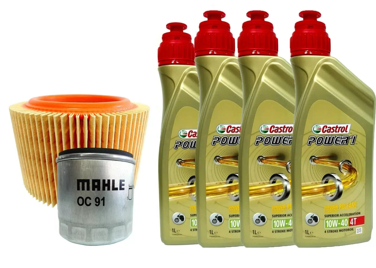 KIT/TAGLIANDO BMW R 1200 C 1997/2005 Castrol 10W40 filtri olio aria MAHLE