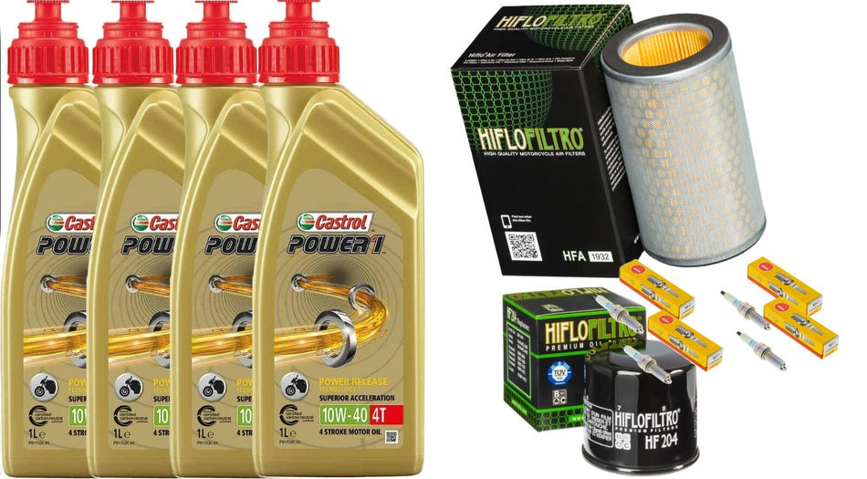 HONDA CB 1100 2013 2022 TAGLIANDO CASTROL POWER  10W40 FILTRI ARIA OLIO CANDELE