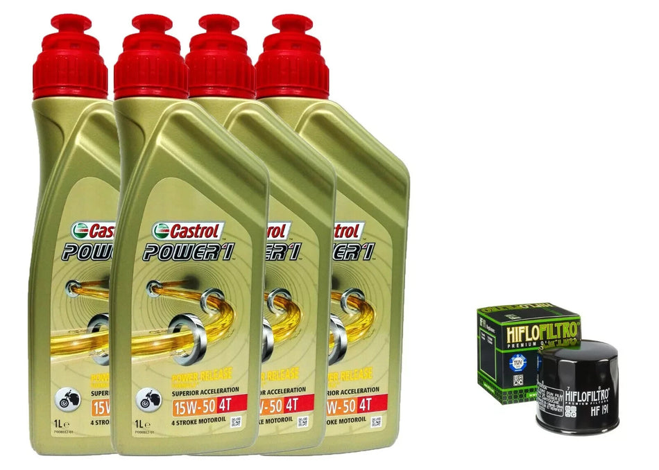 KIT/TAGLIANDO TRIUMPH 955 I SPEED TRIPLE 2002/2004 CASTROL 15W50 FILTRO OLIO