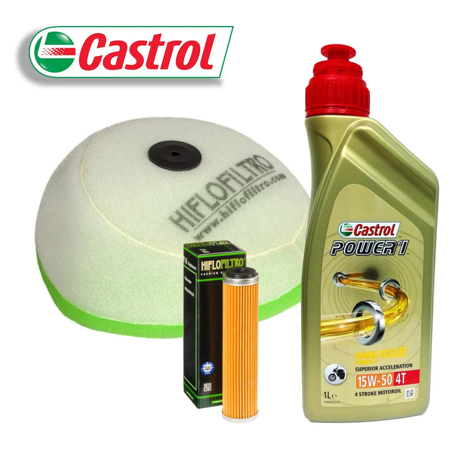 TAGLIANDO Betamotor 430 RR Enduro 4T 2015/2017 Castrol 15W50 filtro olio aria