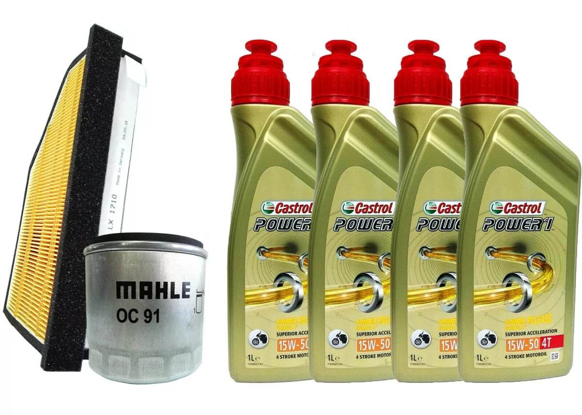 KIT/TAGLIANDO BMW K 1200 GT 2003 2004 CASTROL 15W50 FILTRI OLIO ARIA