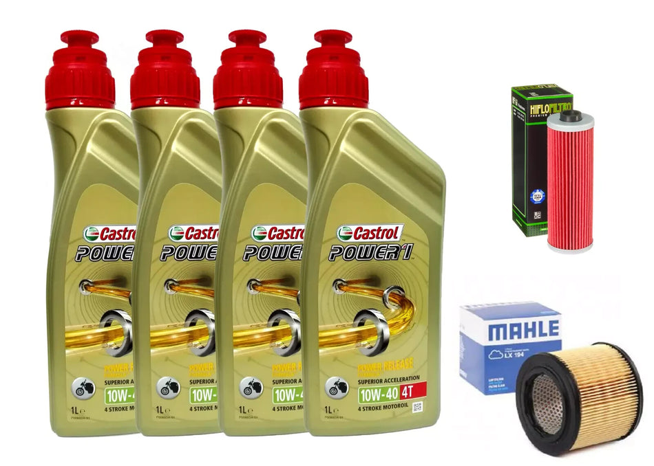 KIT/TAGLIANDO PER BMW R45 R50 R65 R75 R80 R100 CASTROL 10W40 FILTRO OLIO ARIA