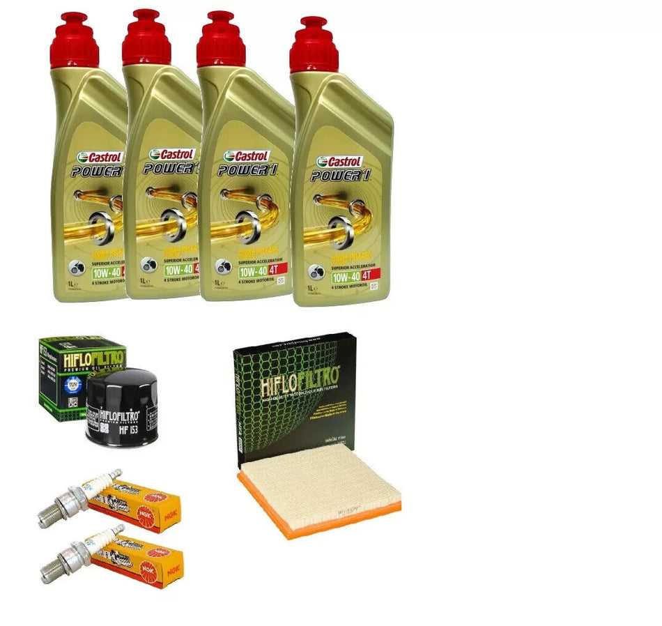 TAGLIANDO DUCATI MONSTER 600 1993 2001 CASTROL 10W40 FILTRI ARIA OLIO CANDELE