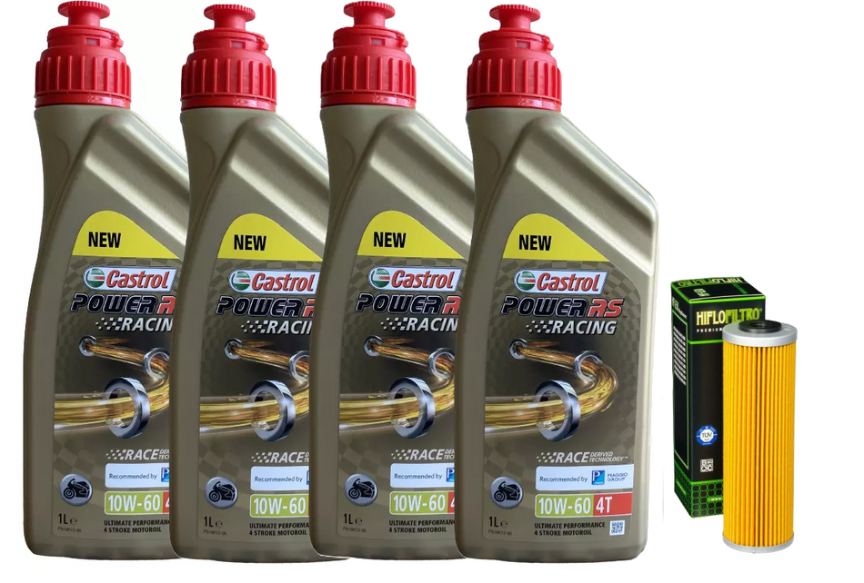 KIT/TAGLIANDO KTM 950 SUPER ENDURO SUPER ENDURO R 2007 2011 CASTROL RACING 10W60