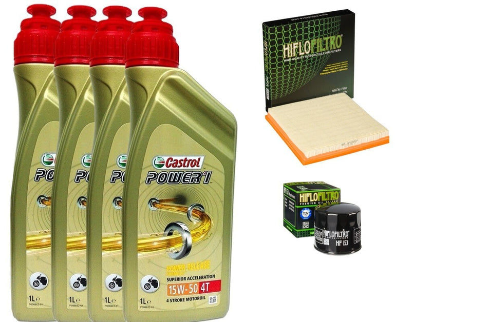 DUCATI MONSTER 600 1993 2001 TAGLIANDO CASTROL 15W50 FILTRO ARIA OLIO HIFLO