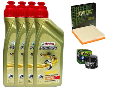 DUCATI MONSTER 600 1993 2001 TAGLIANDO CASTROL 15W50 FILTRO ARIA OLIO HIFLO