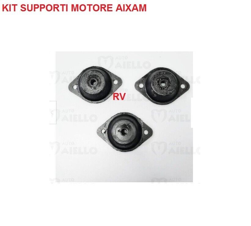 KIT  3 SUPPORTI MOTORE AIXAM  MOTORE E CAMBIO  COMPLETI