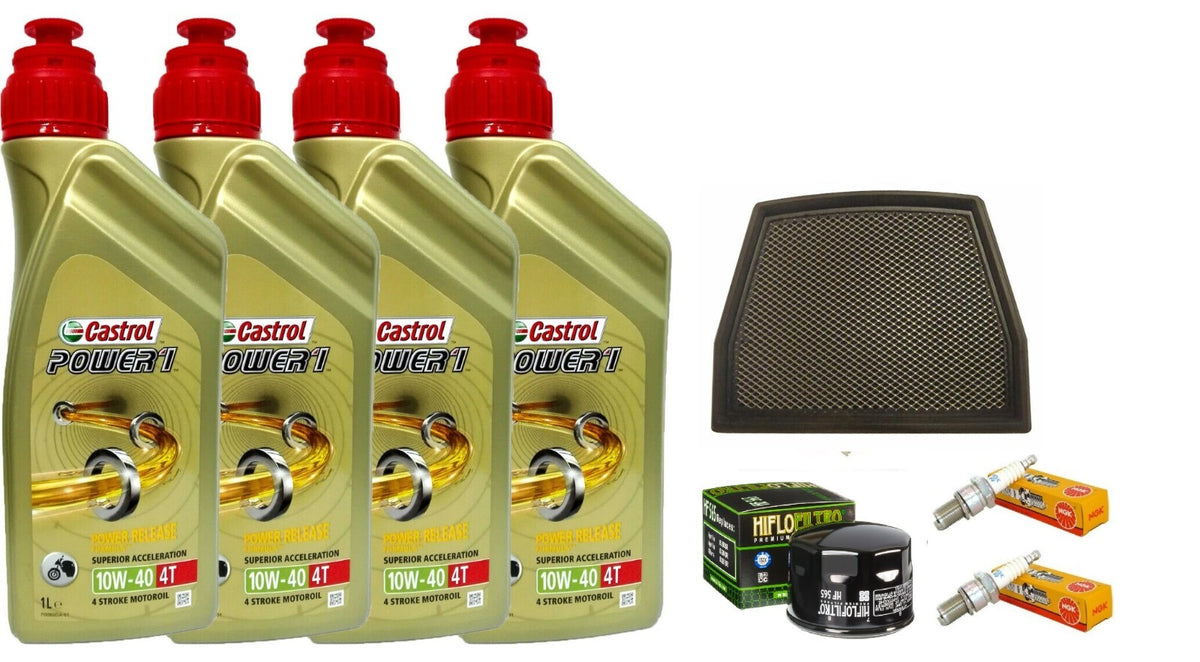 APRILIA DORSODURO 1200 2011 2017 TAGLIANDO CASTROL 10W40 FILTRO OLIO ARIA CANDEL