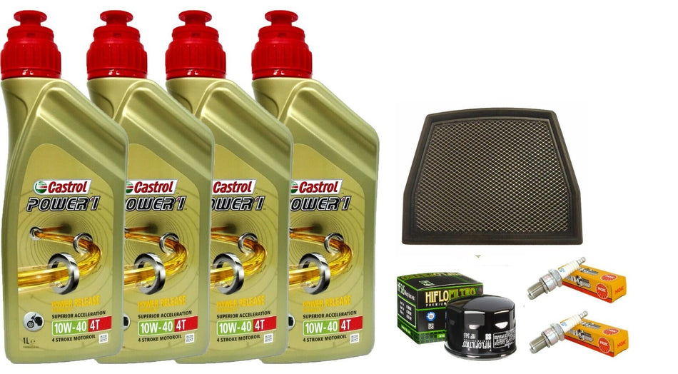 APRILIA DORSODURO 1200 2011 2017 TAGLIANDO CASTROL 10W40 FILTRO OLIO ARIA CANDEL
