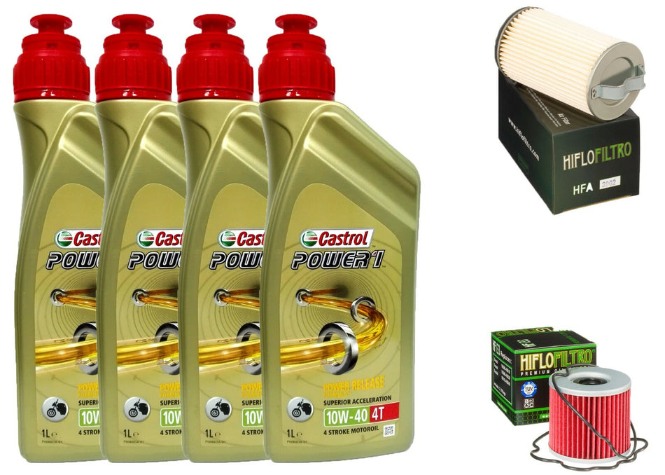 TAGLIANDO SUZUKI GSX 1000/1100 80/85 CASTROL 10W40  FILTRO ARIA OLIO 