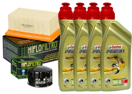 KIT TAGLIANDO BMW R 1200 R/RT 10/14 CASTROL 10W40 FILTRO ARIA FILTRO OLIO HIFLO