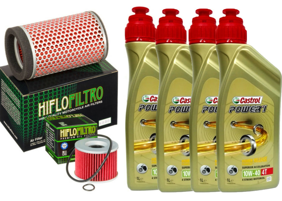 KIT TAGLIANDO YAMAHA XJR 1300 20072015 CASTROL 10W40 FILTRO OLIO FILTRO ARIA 
