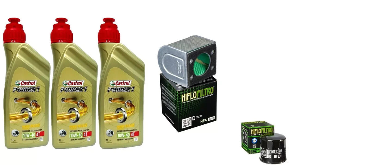 HONDA CB 500X 2019 2020 2021 2022 2023 TAGLIANDO CASTROL 10W40 FILTRO ARIA OLIO