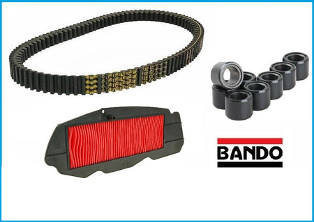 Honda silverwing 400 tagliando castrol 10w40 cinghia rulli cursori  filtri cand